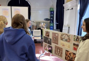 KS3 students presented the results of the work they have been creating using AI over the last month. 