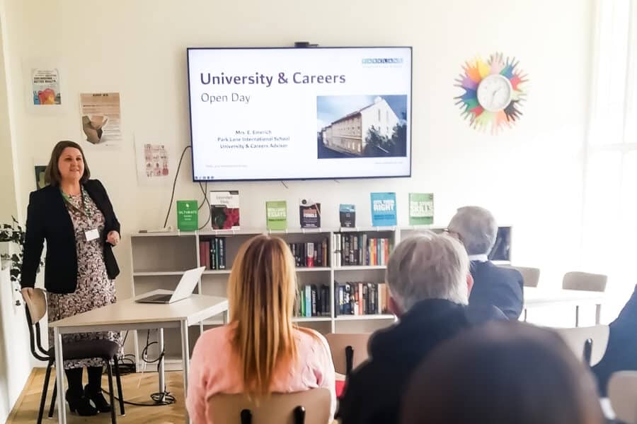 Uni and Careers day at IB Centre at Úvoz