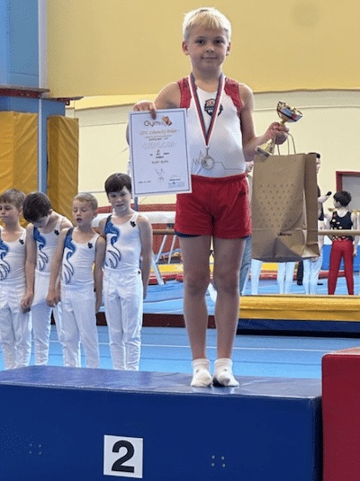We're proud to celebrate Robin in Year 3L for his outstanding gymnastics achievements in recent months, with impressive results across several major competitions.