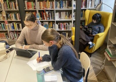 Study library at the IB centre, Úvoz