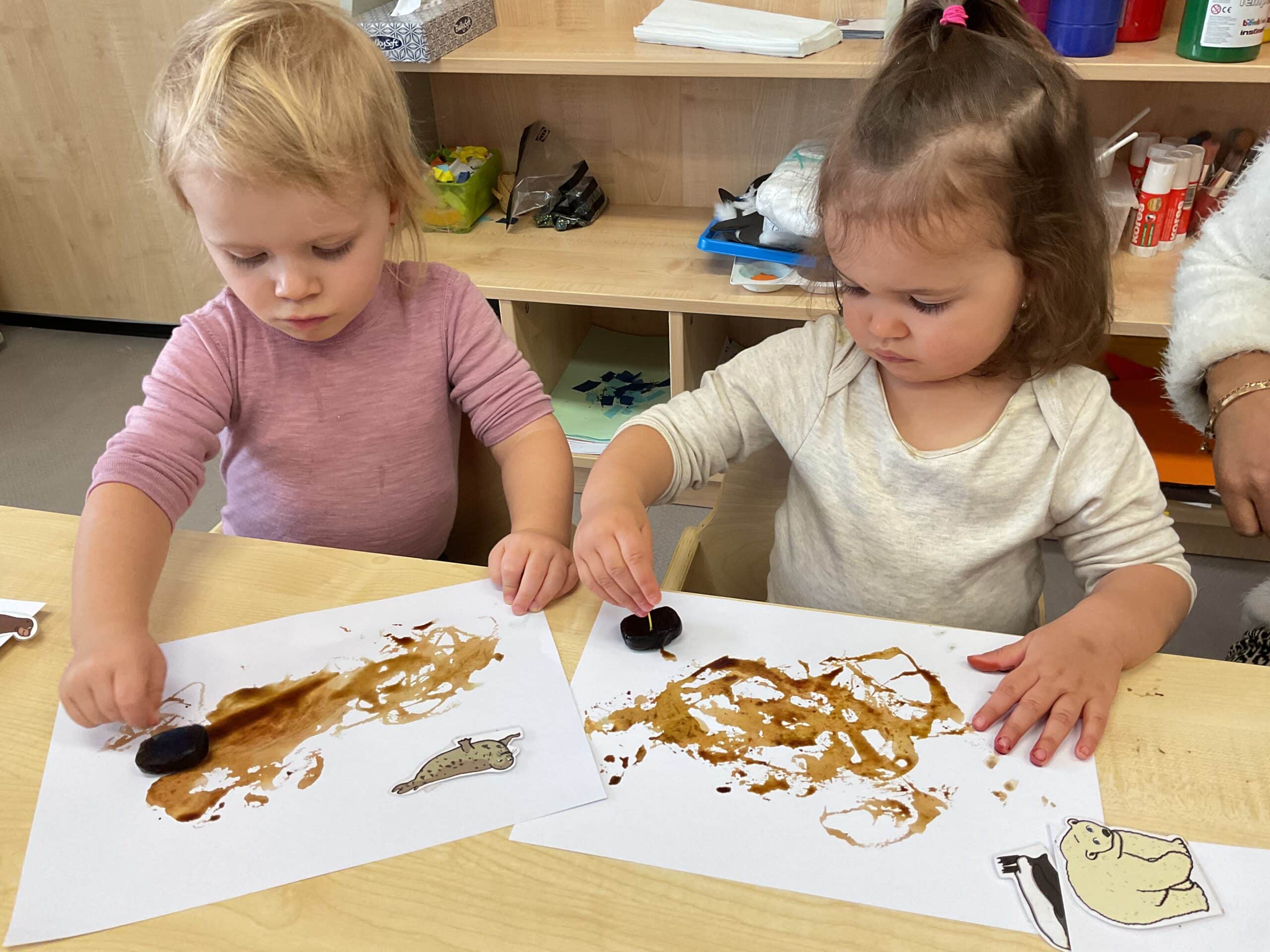 Tiny Tots during their activities