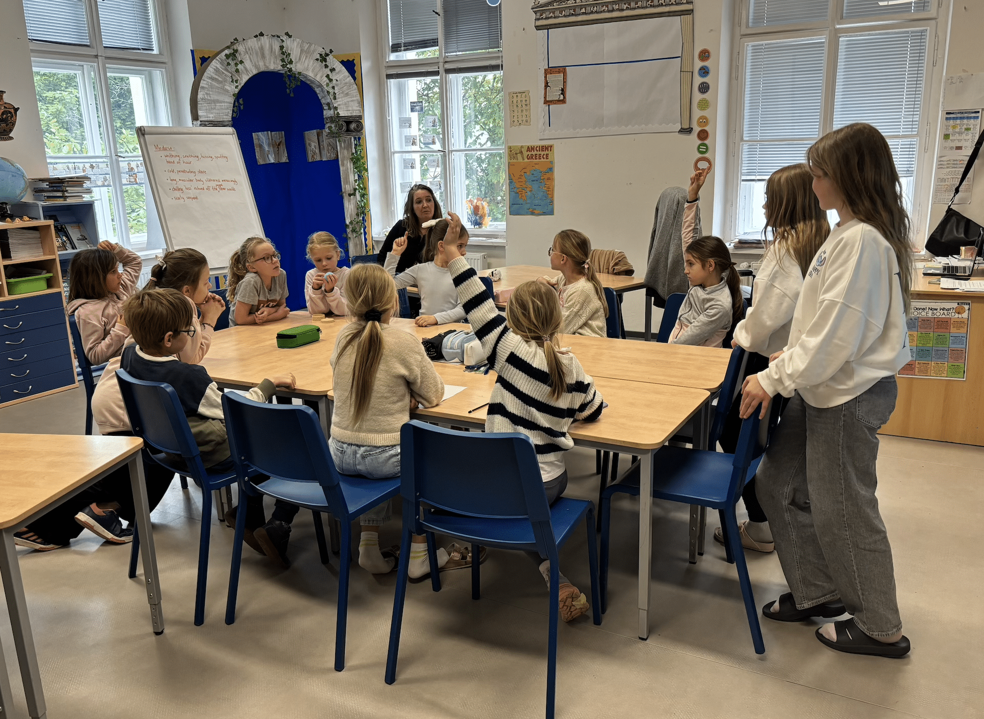 In the Primary School, pupils are chosen to represent their classes and take part in regular School Council meetings at Park Lane