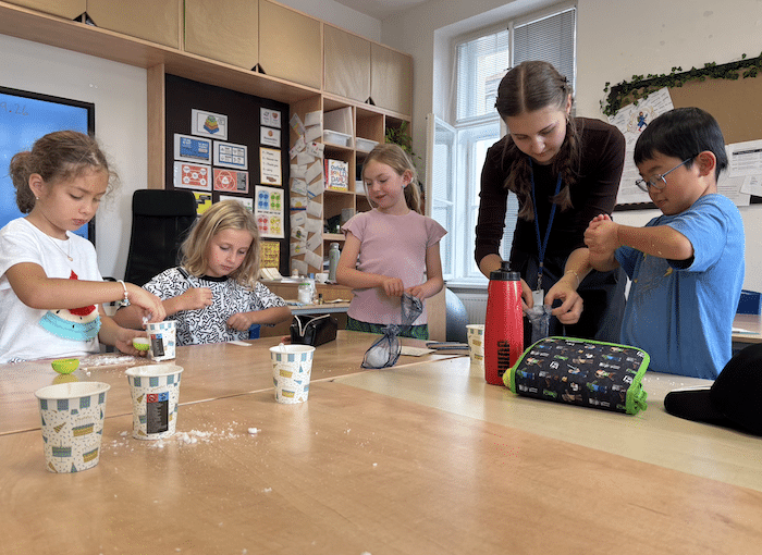 Primary children enjoy the science club