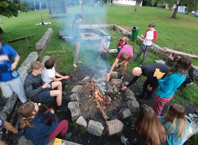 Celebrating DofE success! Bronze and Silver students present their Adventurous Journey projects on 16 September in the Valdštejnská Main Hall.