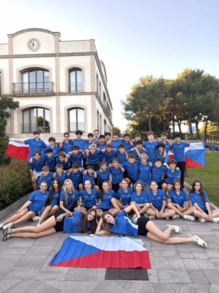 Park Lane Secondary students competing in an international football tournament in Barcelona.